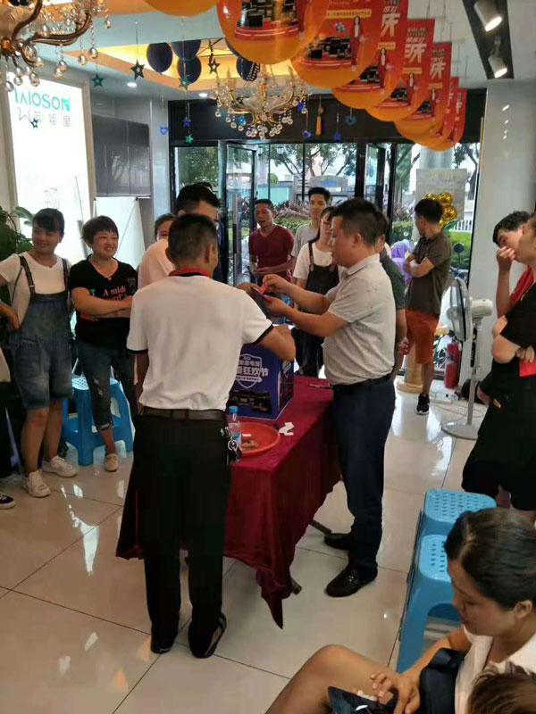 风暴娱乐集成灶漳州周年庆落地68单！