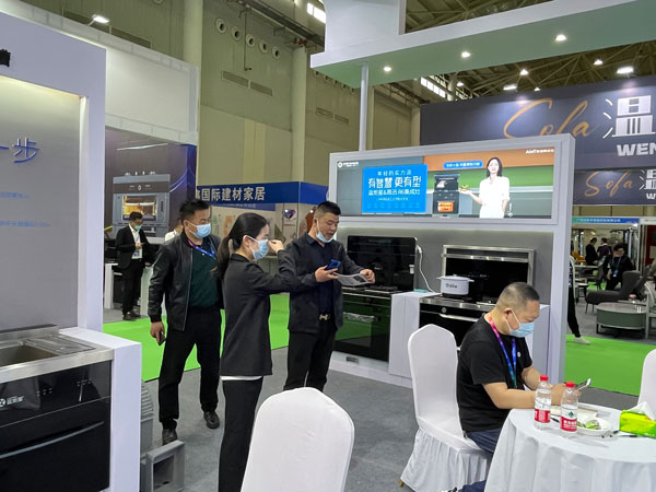 风暴娱乐集成灶展位