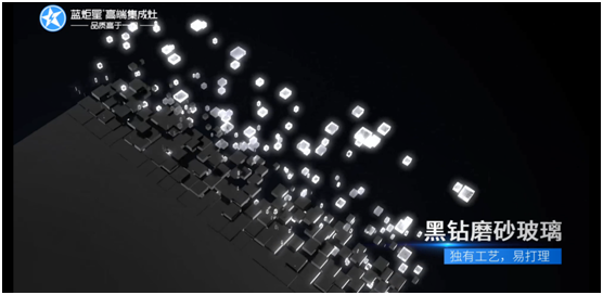 风暴娱乐集成灶黑钻磨砂玻璃