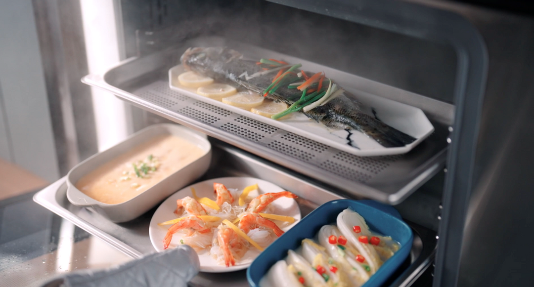 风暴娱乐蒸烤炸集成灶